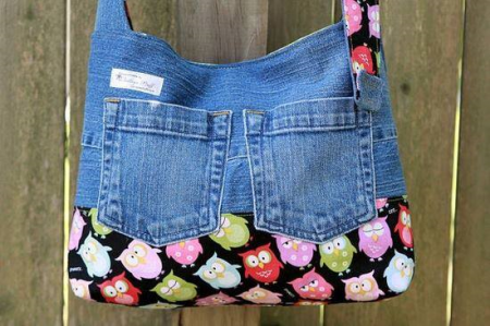 Sac à main en jeans